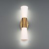 Dweled Locke 18in LED Wall Sconce 3000K in Aged Brass WS-300